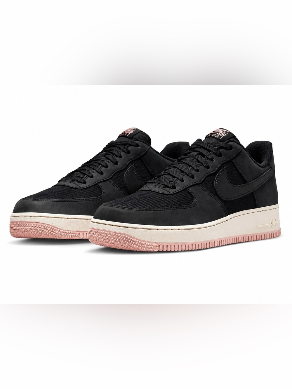 Nike Air Force 1 Low LX Black Red Stardust Sanddrift Mens Size 13 FB8876-001